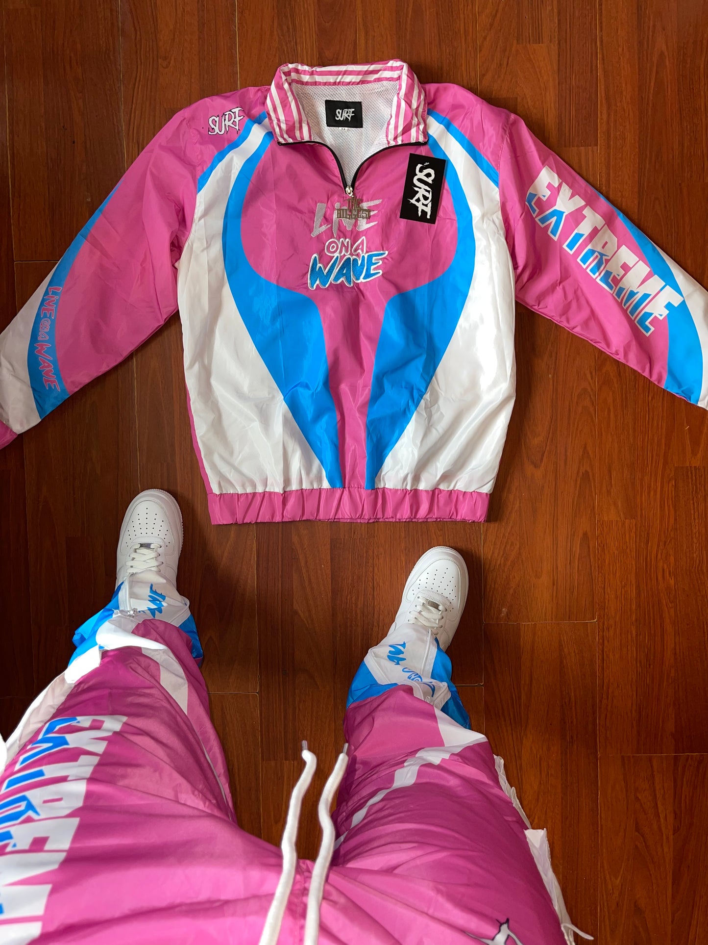 The Pink Tracksuit Set