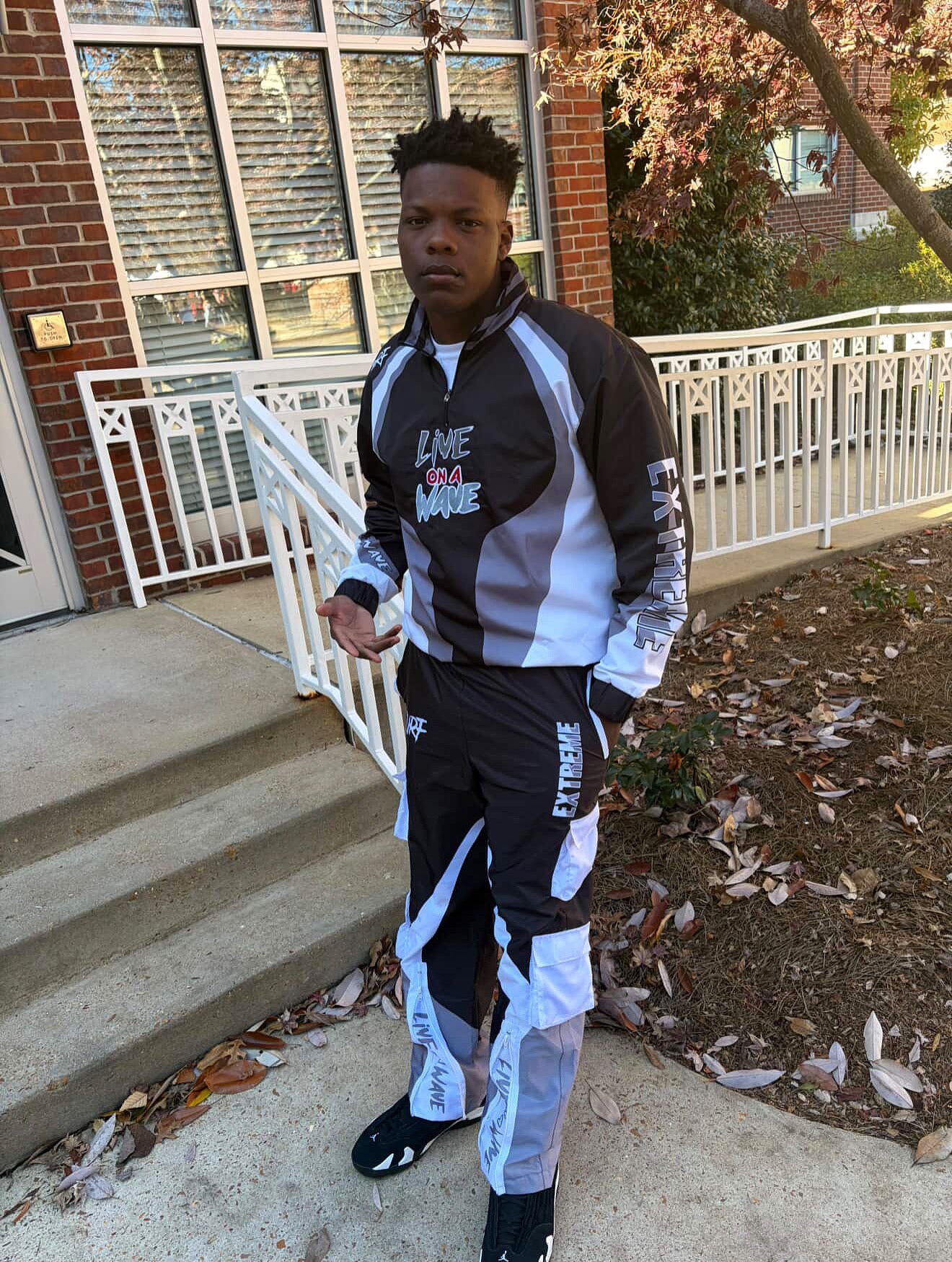 The Black Hawk Tracksuit Set