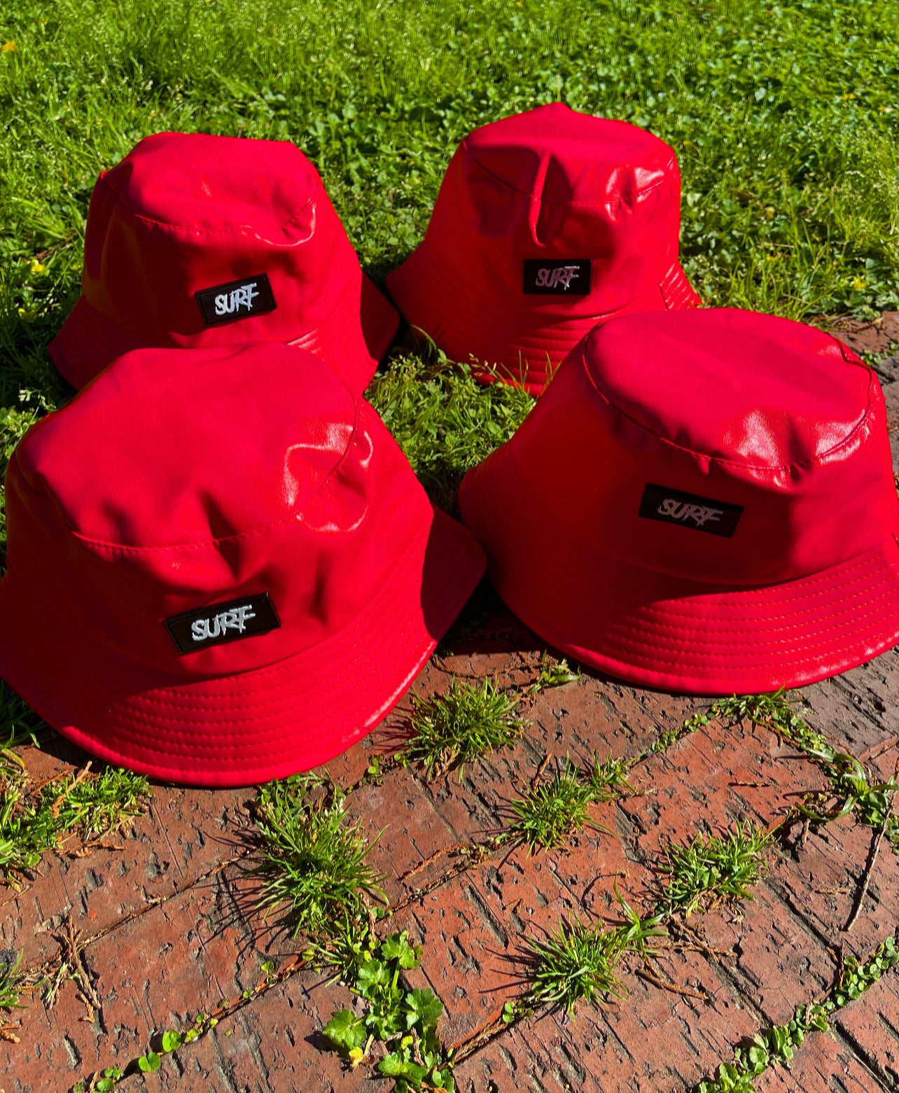 Red Bucket Hat
