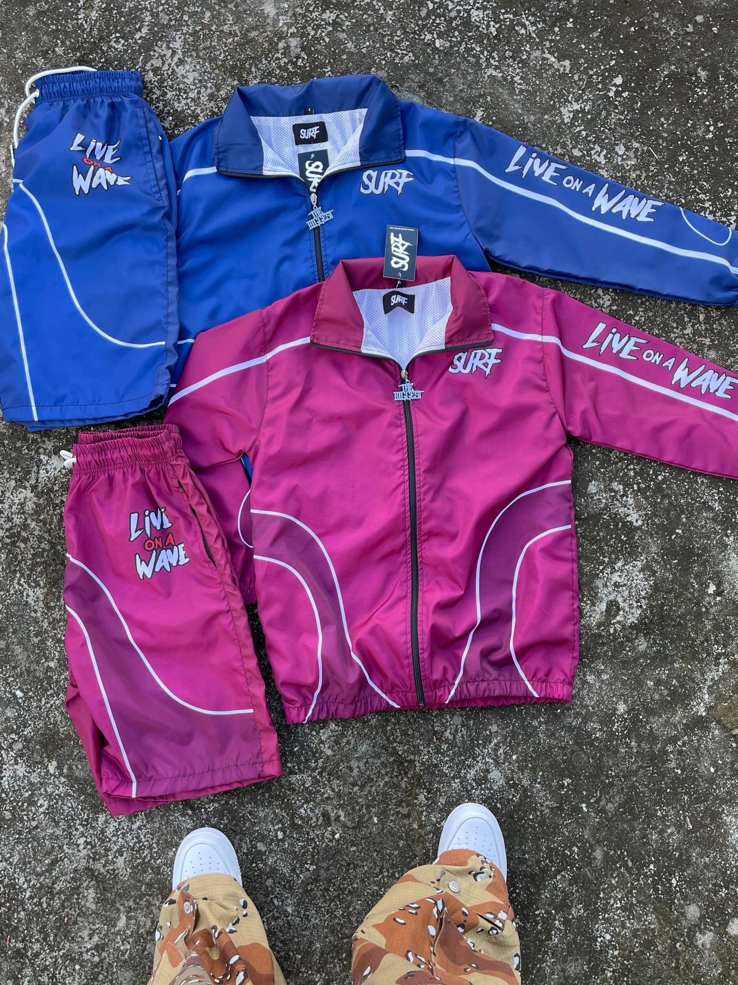 #NEW Windbreaker Short Sets (slim- fit Top)