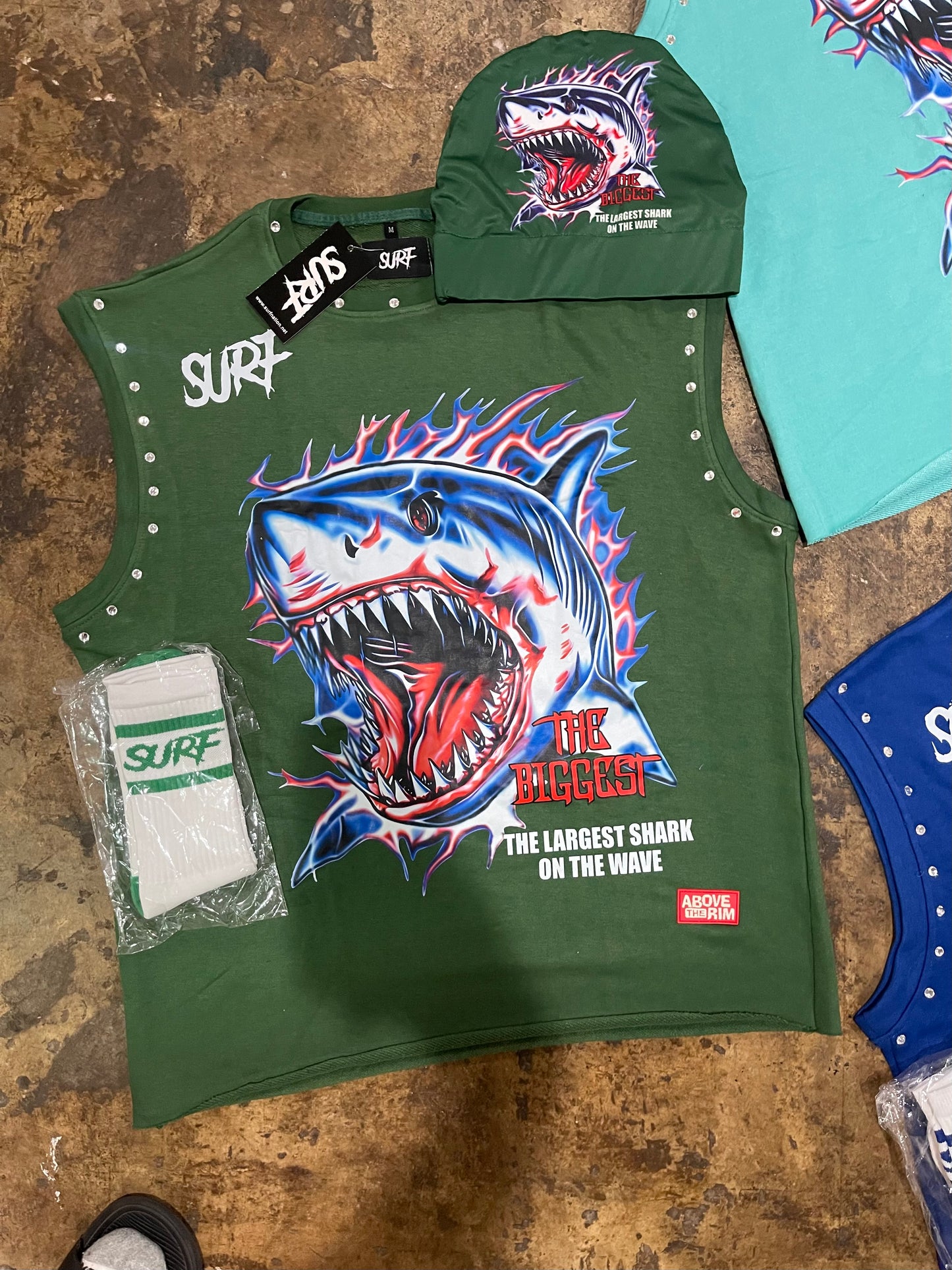 Dark Green Shark Set