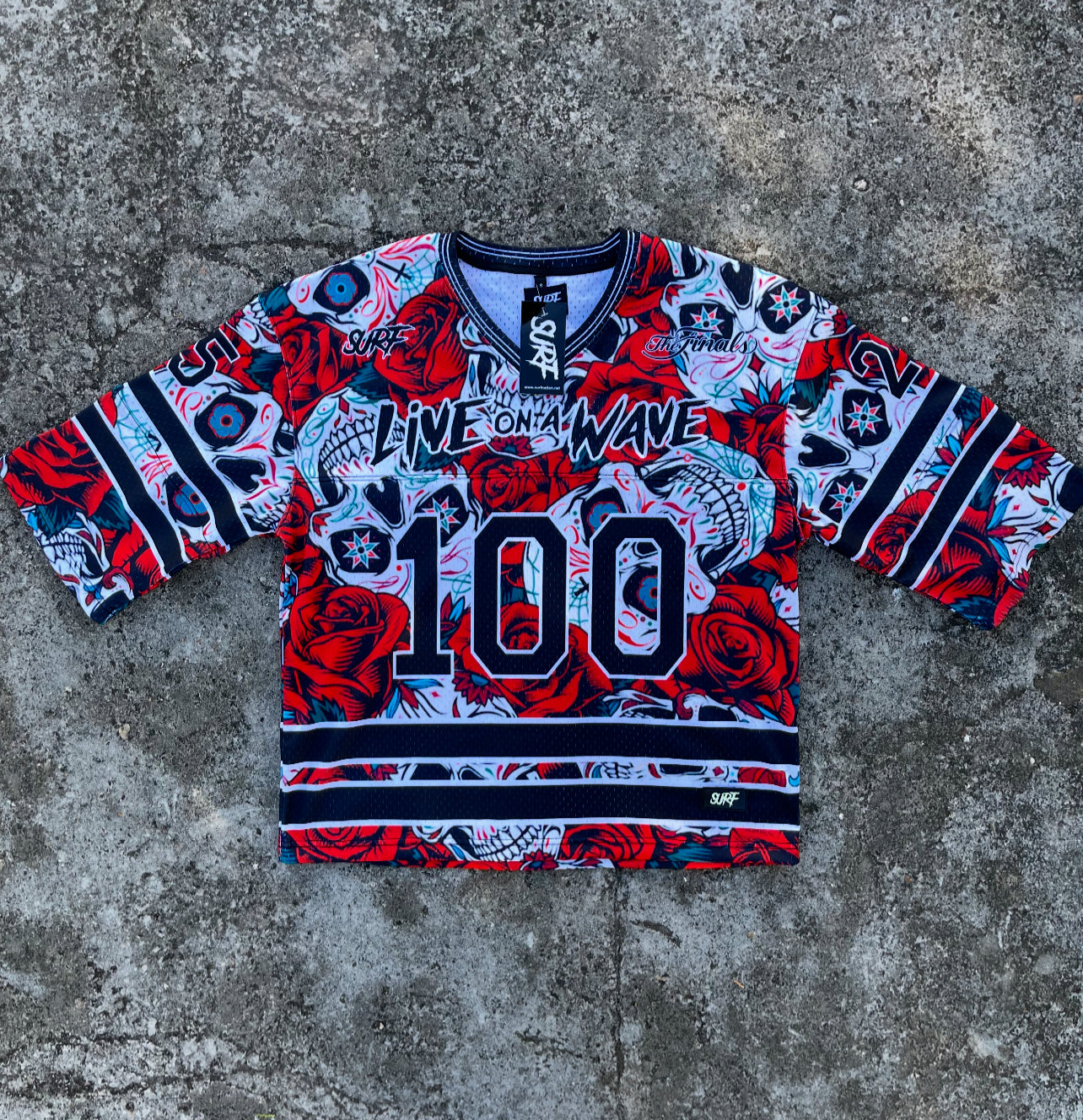Skull Head Rose Jersey