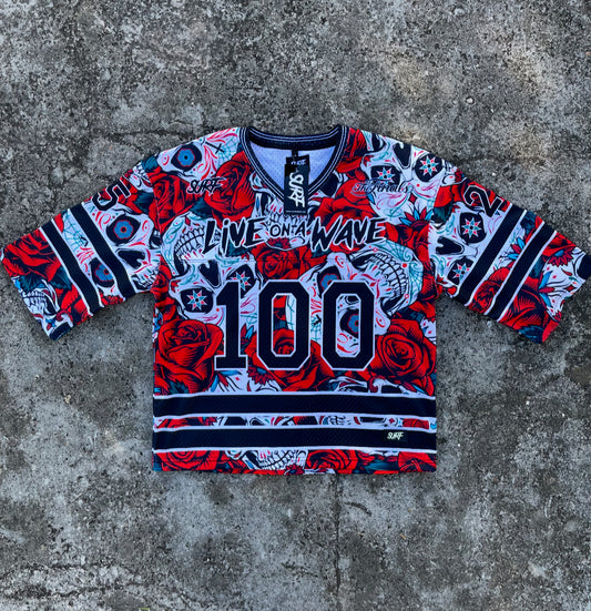 Skull Head Rose Jersey