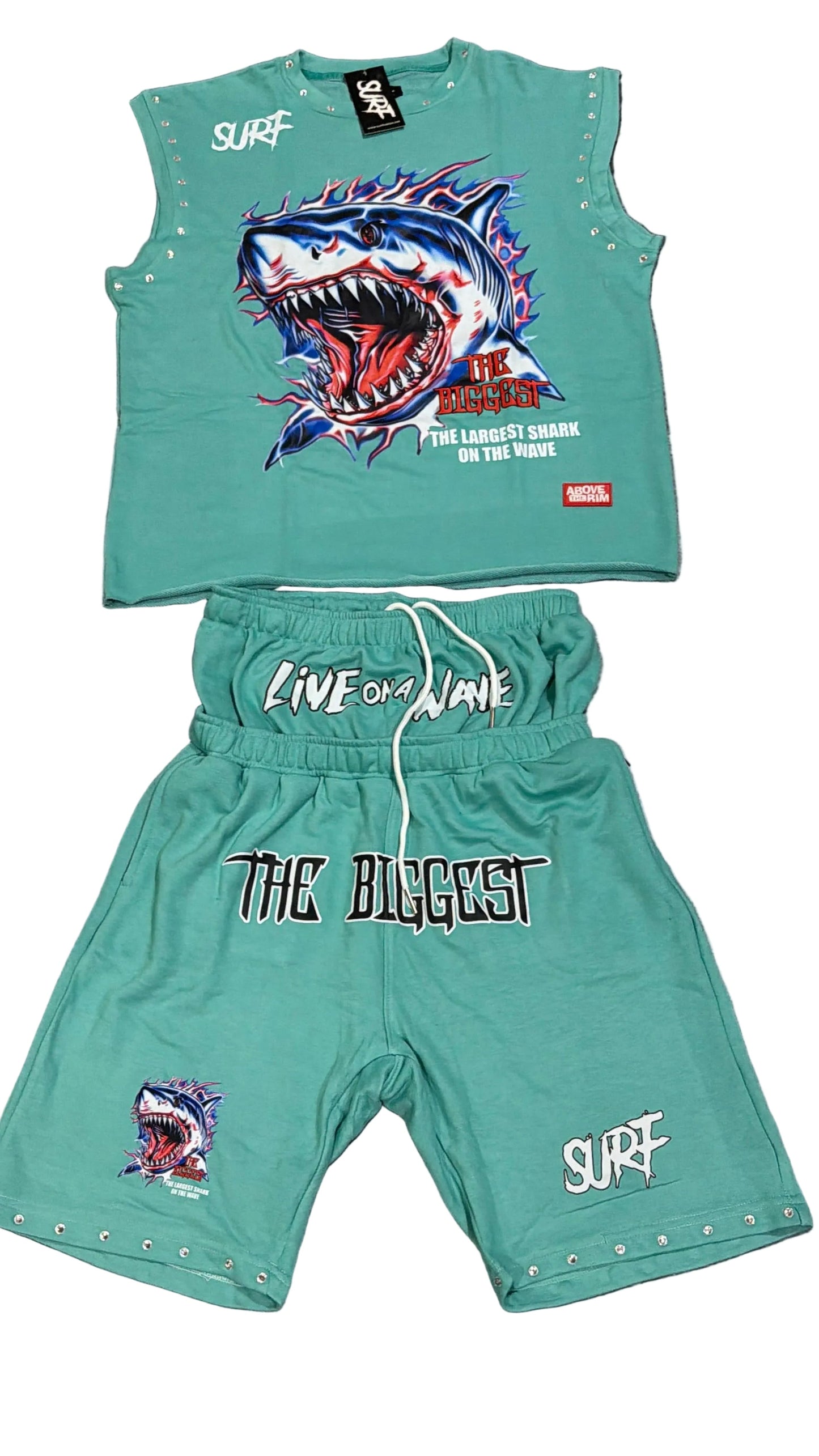 Turquoise Shark Set