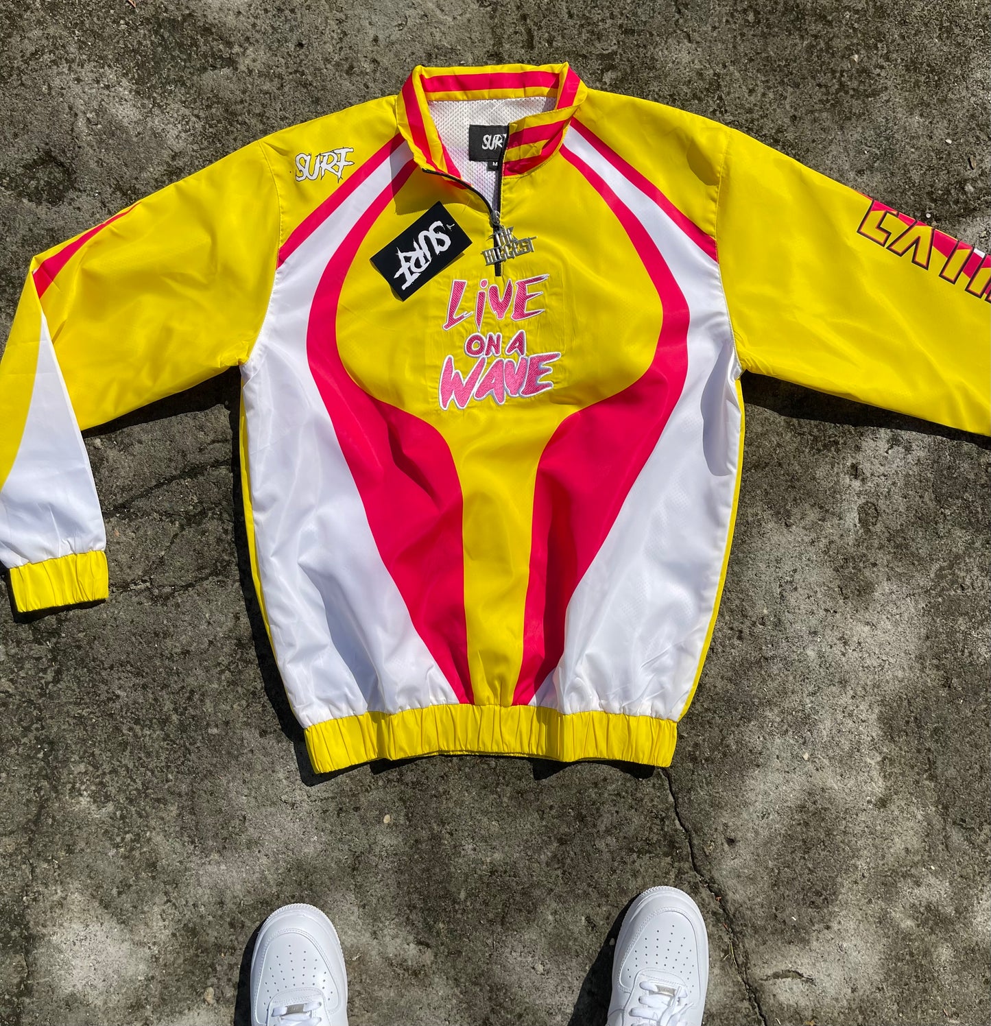 Yellow/Pink/White Tracksuit Set