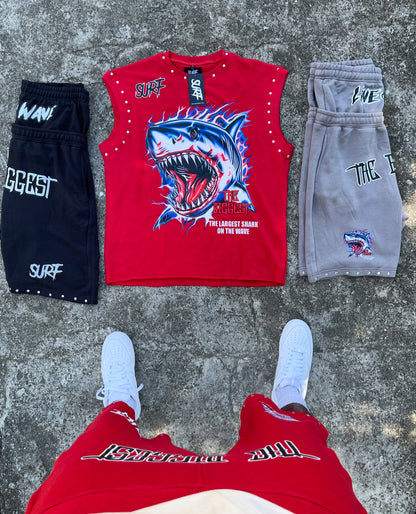 Shark Fest Cut Off Shirt 🦈