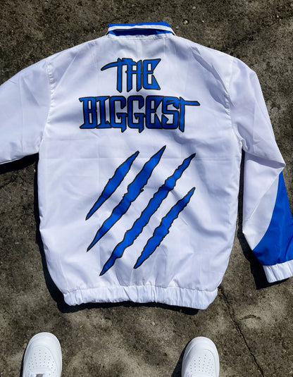 White/Royal Blue/Black Tracksuit Set