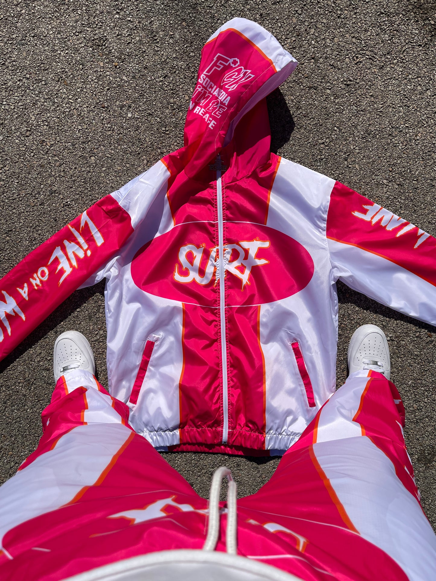 #New Tropical Pink Retro WB Set