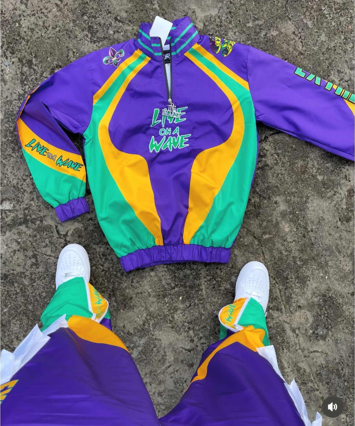 Mardi Gras Tracksuits