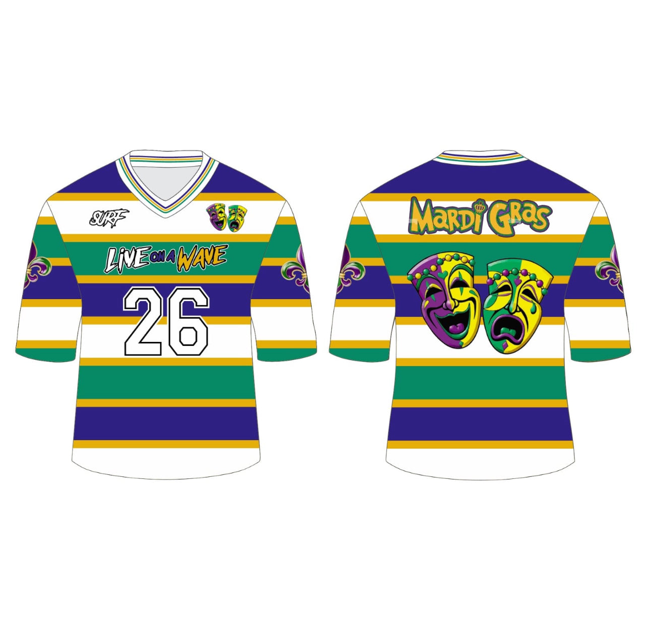 Mardi Gras Jersey (26 version)