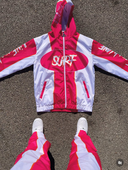 #New Tropical Pink Retro WB Set