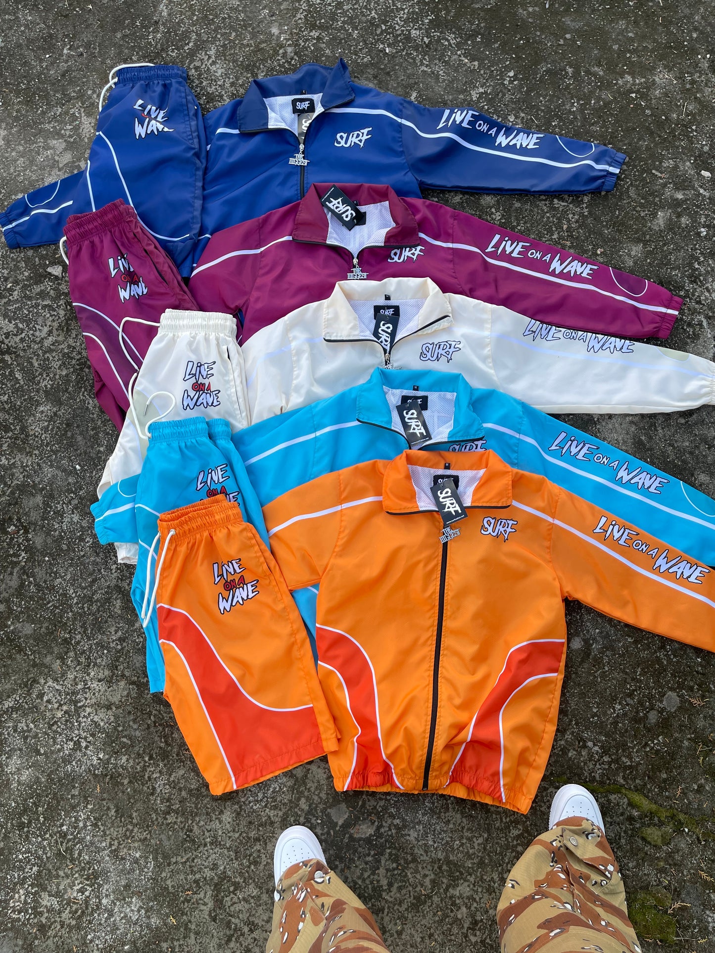 #NEW Windbreaker Short Sets (slim- fit Top)