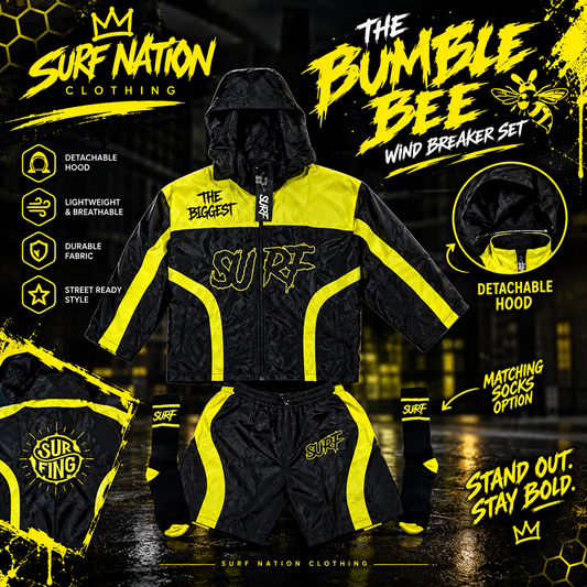#NEW Bumble Bee (ShortSleeve) Windbreaker 🐝
