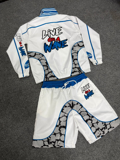 #NEW Platinum True Blue Windbreaker Set