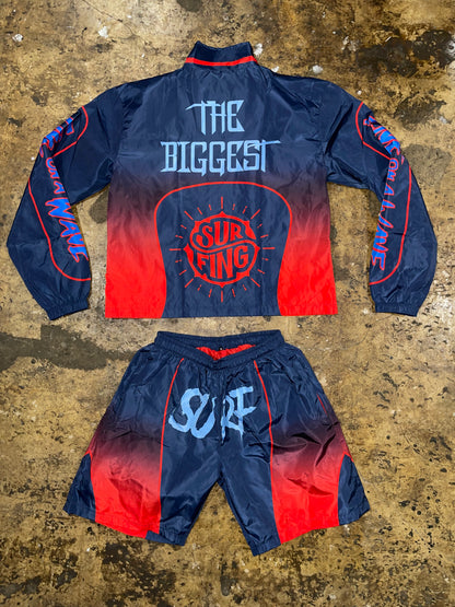 #NEW “3 Tone Surf” Windbreaker Short Set