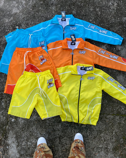 #NEW Windbreaker Short Sets (slim- fit Top)