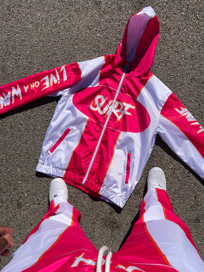 #New Tropical Pink Retro WB Set