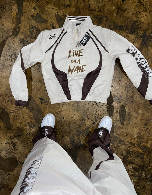 Brown Cream Team Tracksuit
