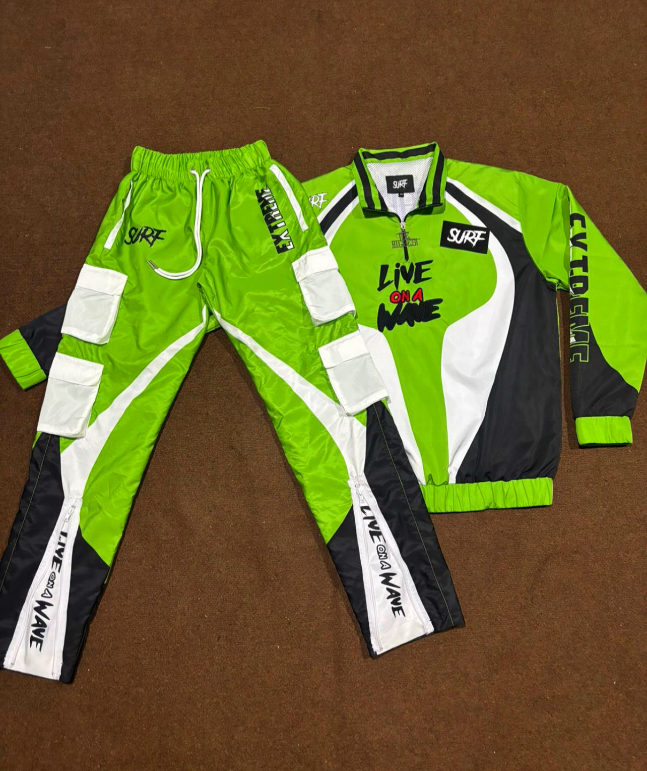 The Slime Green Tracksuit Set
