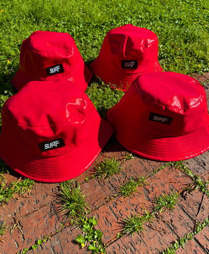 Red Bucket Hat