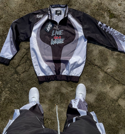 Black/Grey/White Tracksuit Sets