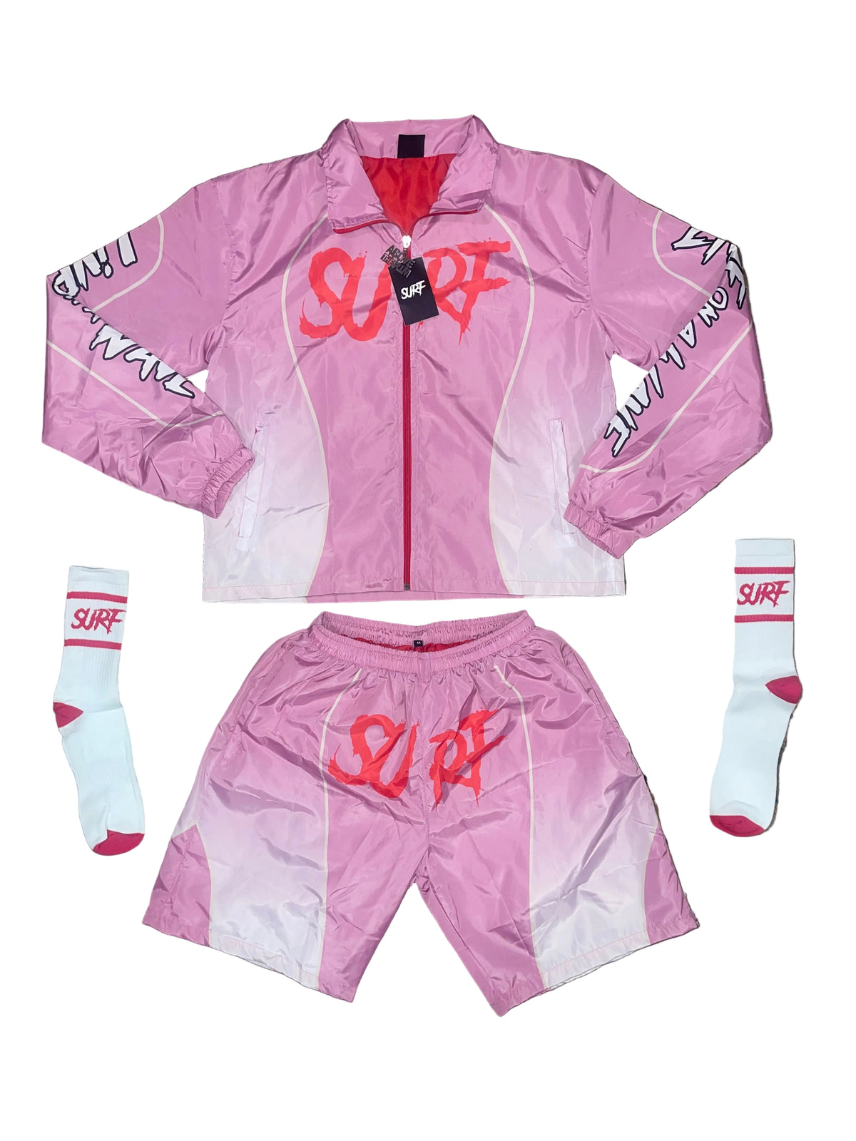 #NEW “3 Tone Surf” Windbreaker Short Set