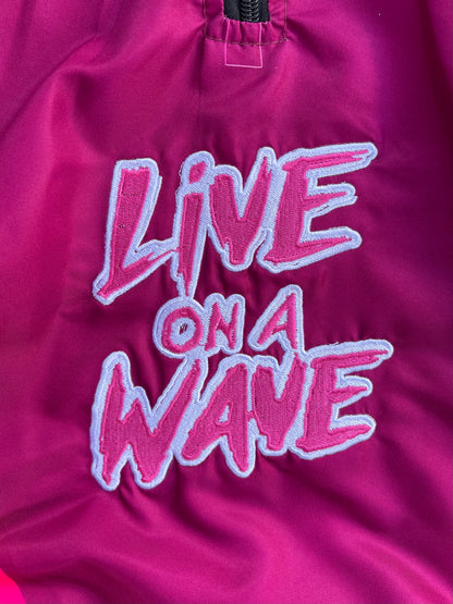 Burgundy/Pink Tracksuit