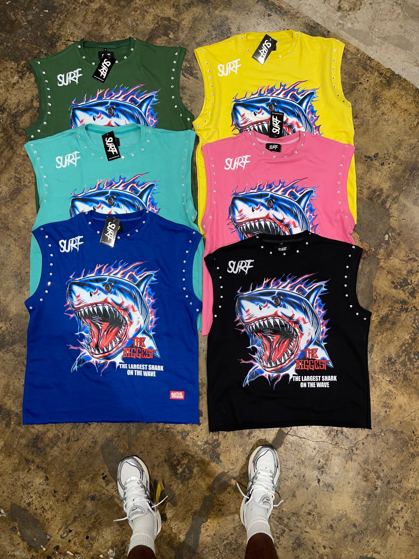 Shark Fest Cut Off Shirt 🦈