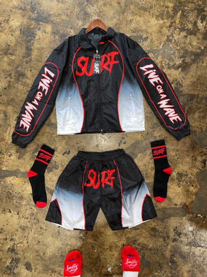 #NEW “3 Tone Surf” Windbreaker Short Set