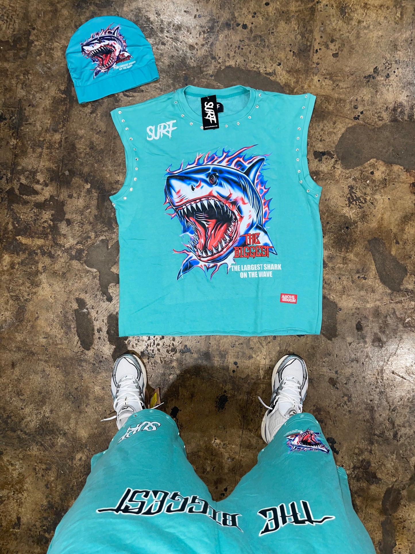 Turquoise Shark Set