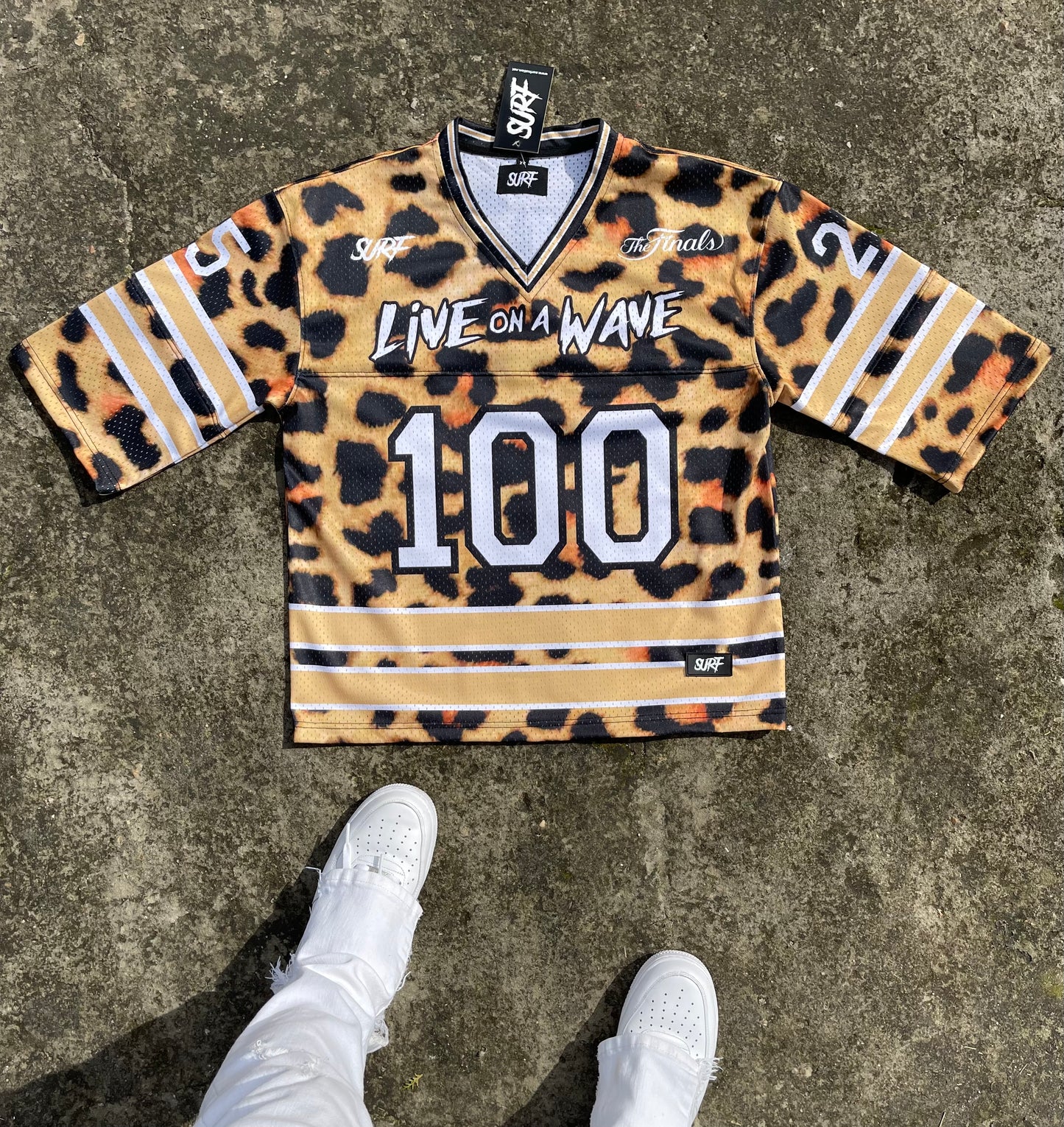 #NEW Leopard Print Box Cut Crop Jersey