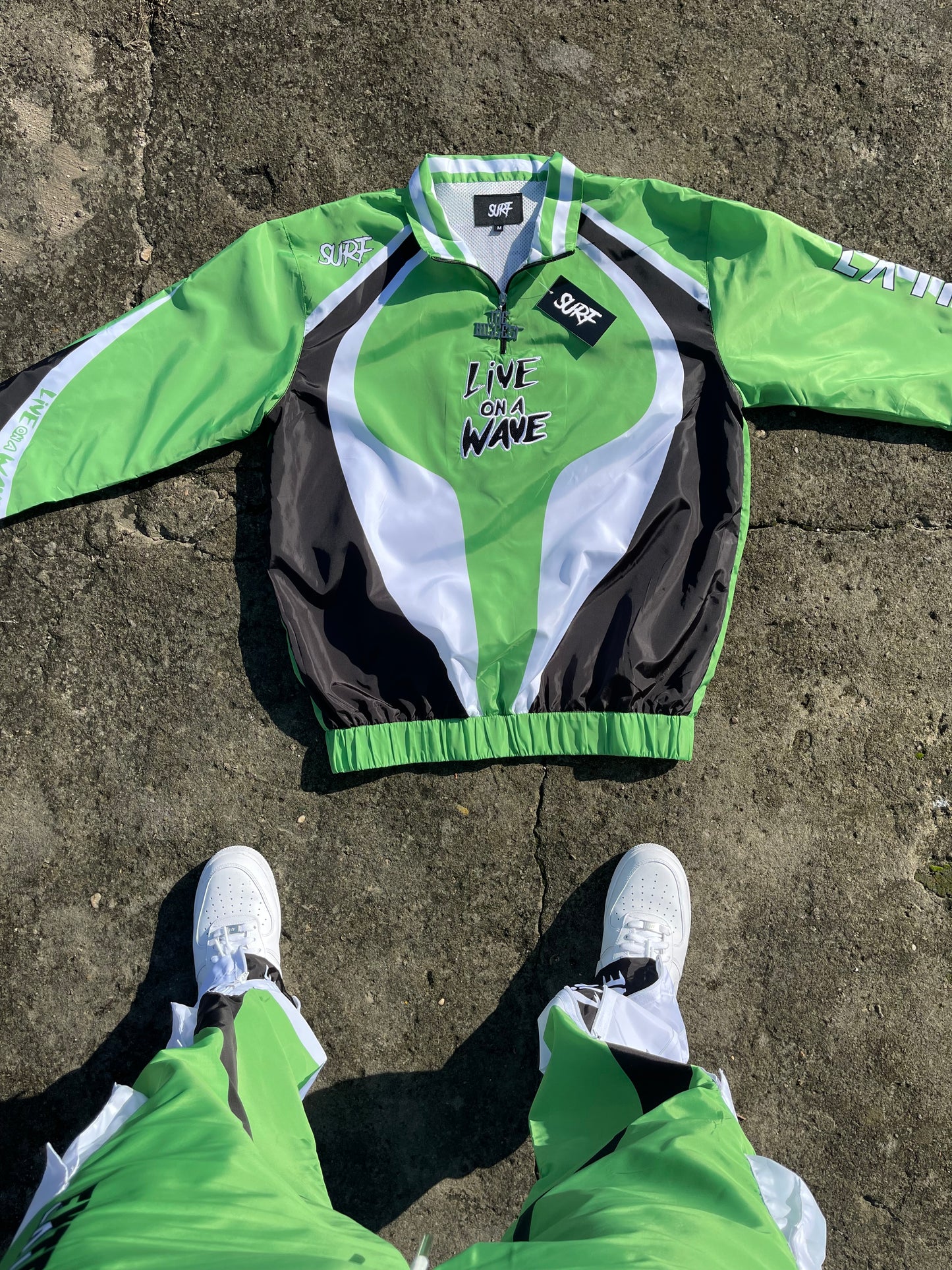 The Slime Green Tracksuit Set