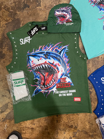 Dark Green Shark Set