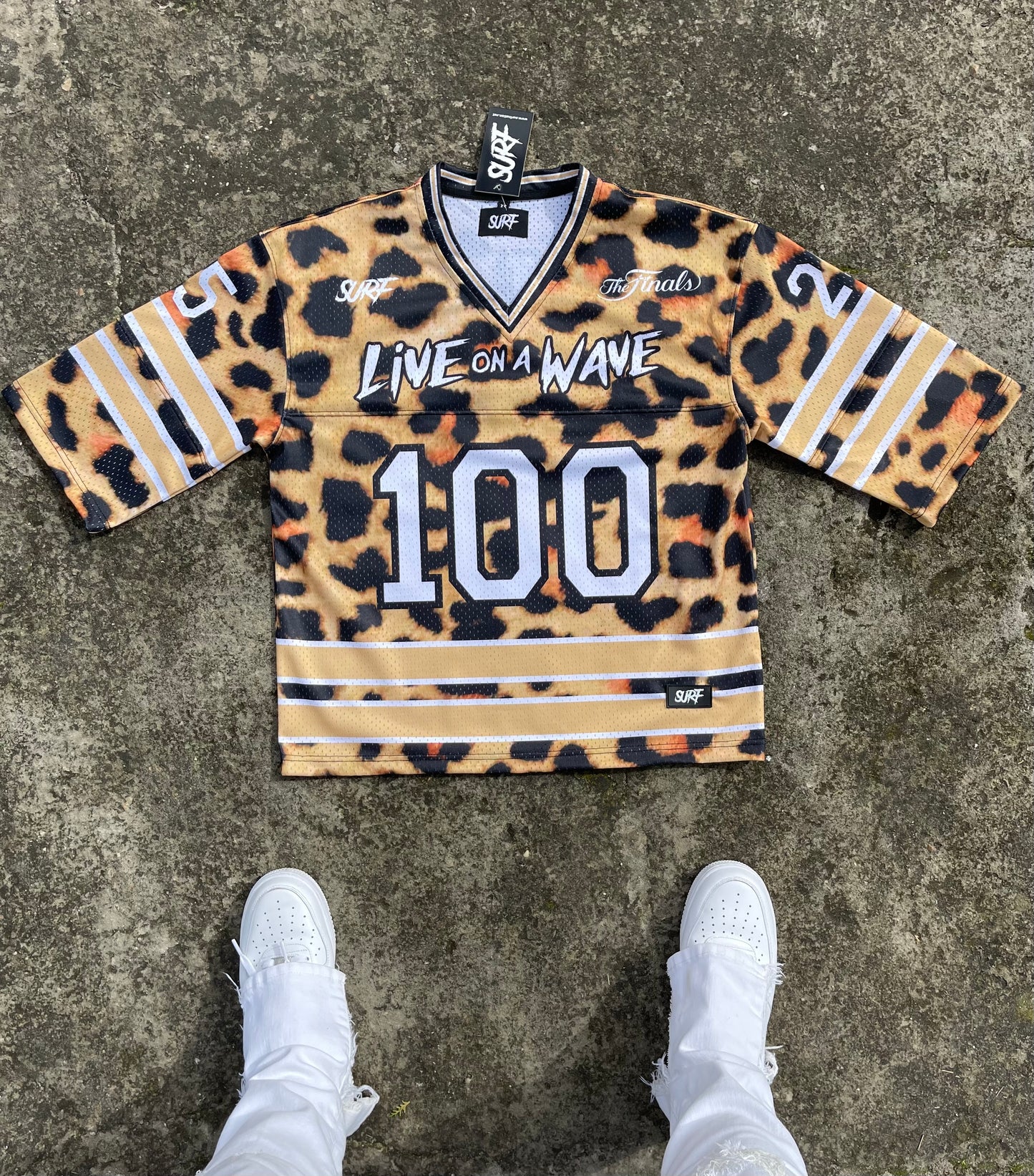 #NEW Leopard Print Box Cut Crop Jersey
