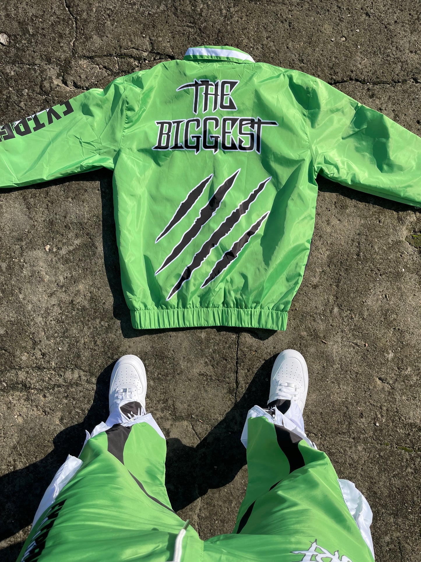 The Slime Green Tracksuit Set